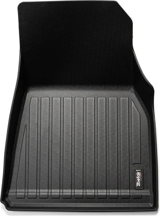 Actual product image 2befair Interior all-weather mats set for the Tesla Model Y (2 front mats + 2 rear mats)