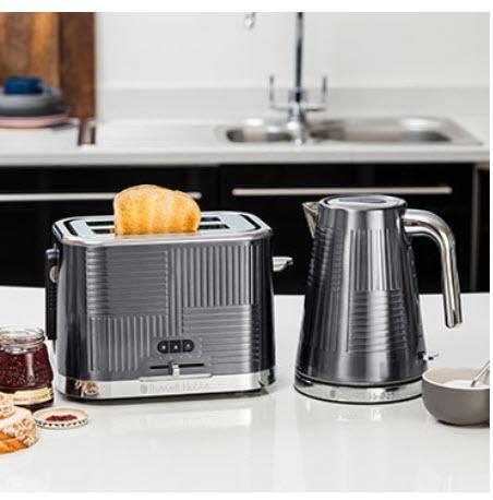 Produktbild Russell Hobbs 25250-56 Geo Steel 2Schlitz Toaster