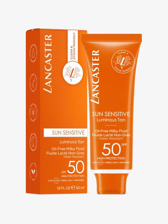 Produktbild Lancaster Clean Sun Sensitive Milky Fluid (Sonnencreme Gesicht, SPF 50, 50 ml, 150 g)