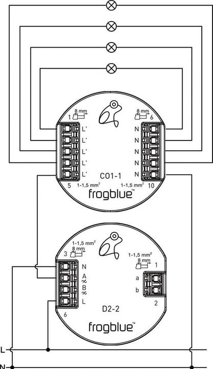 Produktbild Frogblue frogConnect1-1, Ableitung von Leckstrom