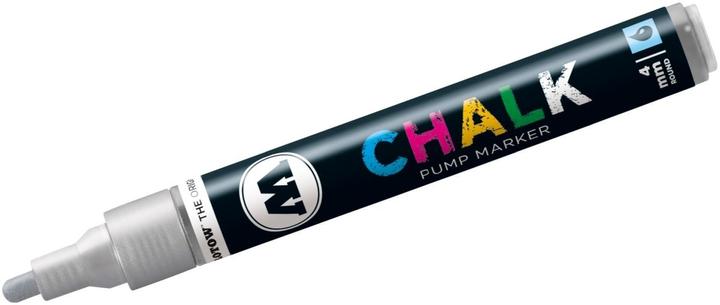 Productafbeelding Molotow Raammarker Pompmarker Krijt navulbaar 4mm metallic zilver (Metallic zilver, 4 mm, 1 x)