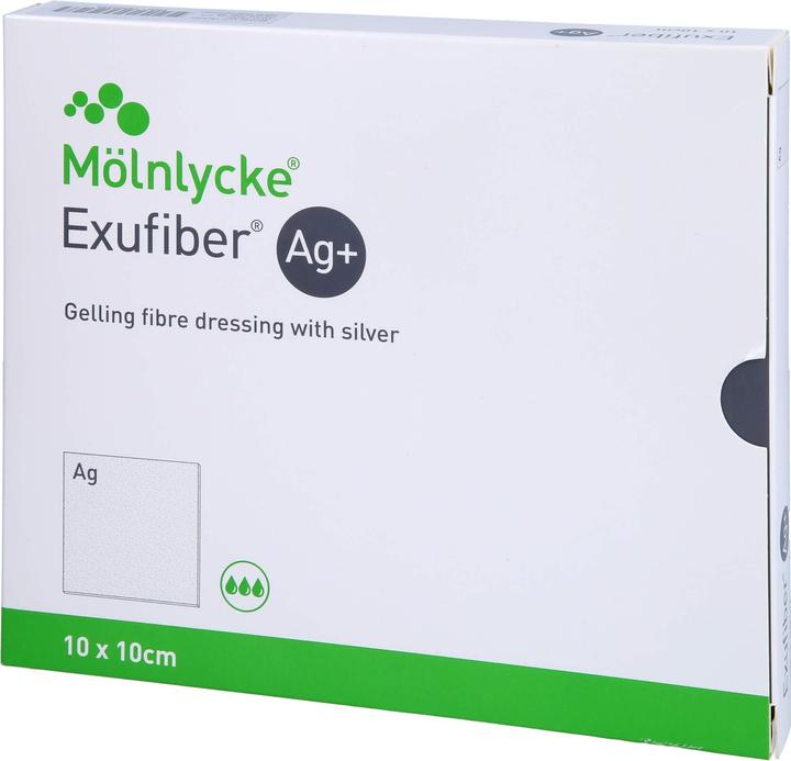 Mölnlycke Exufiber Ag+, 10 pcs VER