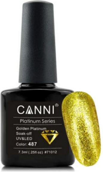 Canni Gellack Platinum Golden Platinum UV/LED (Golden Platinum, Gel-Effekt Nagellack)