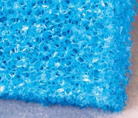 Produktbild JBL Aquaristik und Terraristik Filterschaum, 50 x 50 cm H 10 cm, blau, grob, 10 ppi (Innenfilter, Süsswasser)