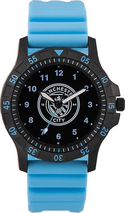 Immagine prodotto Manchester City FC Orologio da polso analogico in silicone (Orologio da polso analogico, 40 mm)