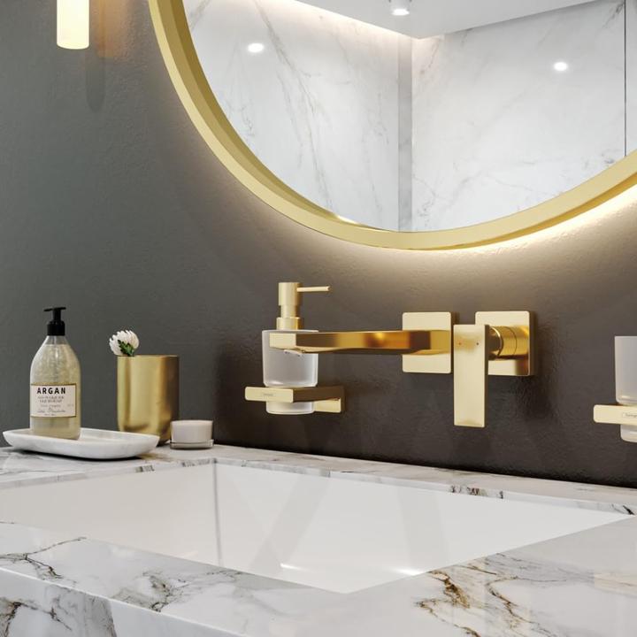 Image du produit hansgrohe Metropol Mitigeur monocommandé pour lavabo encastré (finition dorée polie)