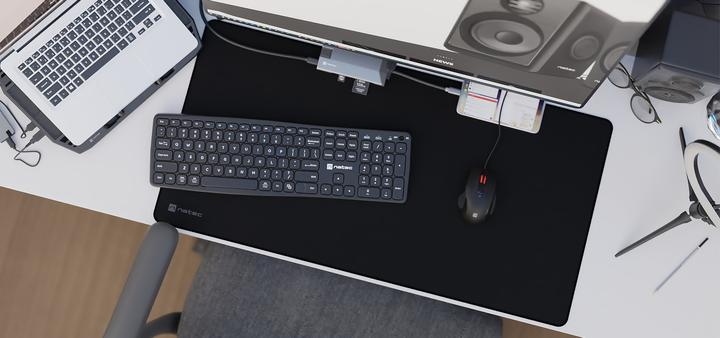 Actual product image Natec Mouse Pad Colours Series Obsidian Black 800x400mm (XL)