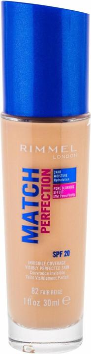 Produktbild Rimmel London Match Perfection SPF20 (82 Fair Beige)
