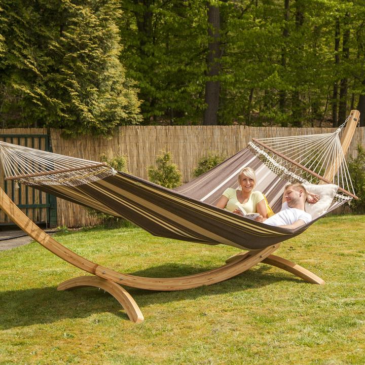 Actual product image Amazonas Palacio Café Family hammock, 240x160 cm, 200 kg (200 kg)