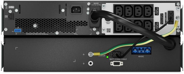 Actual product image APC APCSmartUPS SRT Lith Ion1000VA RM4U 230V (1000 VA, 900 W, Online double converter UPS)