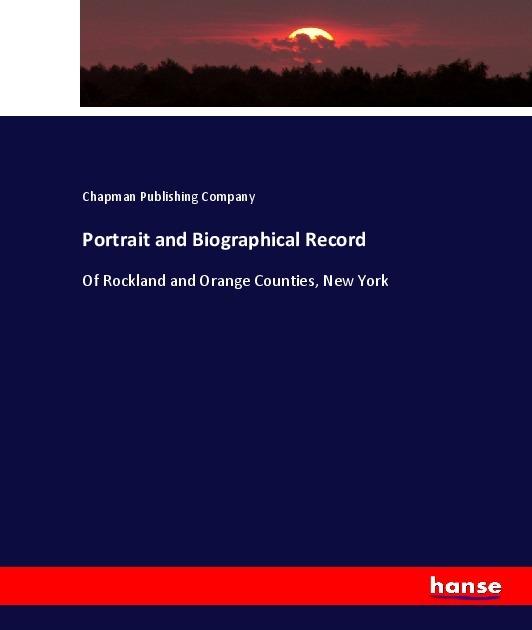 Actual product image Portrait and Biographical Record (German, Chapman Publishing Company, 2017)
