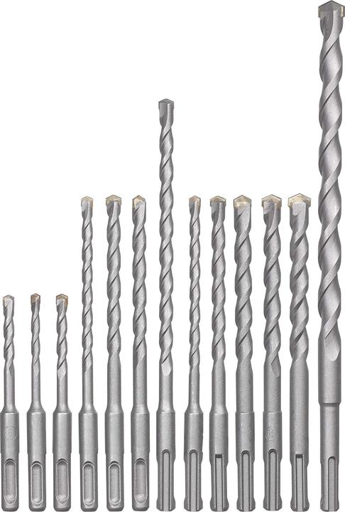 Actual product image Einhell Single SDS-Plus drill bit set 12tg 49240281 (5-14mm)