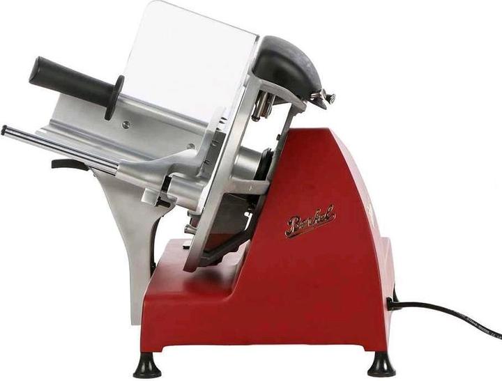 Actual product image Berkel Red Line 250 matt red slicer with 250 mm steel blade