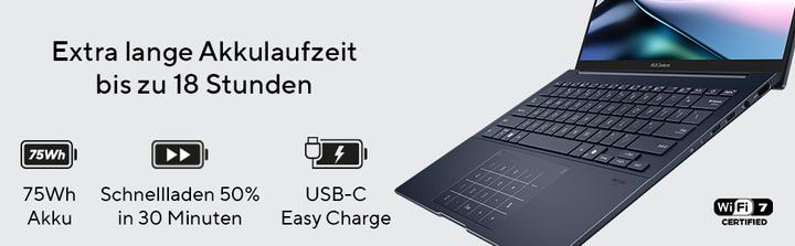 Actual product image ASUS Zenbook 14 (14", Intel Core Ultra 7 255H, 32 GB, 1000 GB, DE)