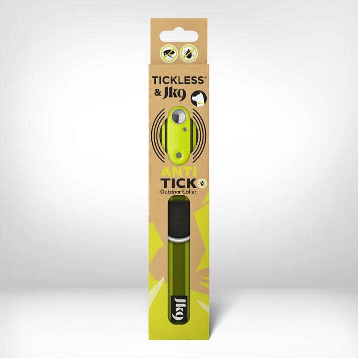 Actual product image Tickless Outdoor Collar Hundehalsband Gelb (Dog)