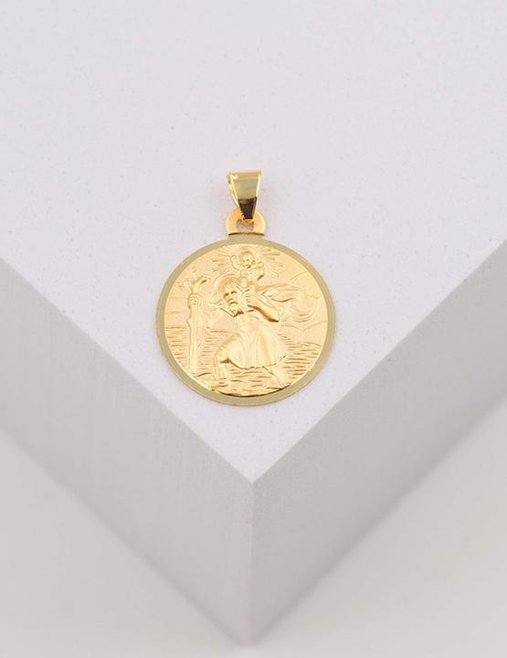 Actual product image Muau Medal Christophorus (Yellow gold 750)