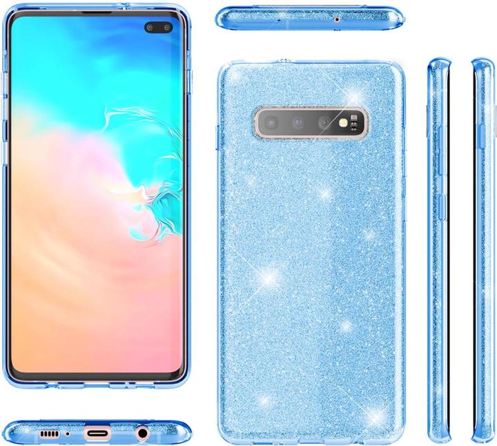 Actual product image Nalia Glitter cover (Samsung Galaxy S10+)