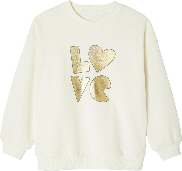 Produktbild Vertbaudet Mädchen Sport-Set: Sweatshirt mit goldener Schrift und Recycling-Polyester & Leggings (92)