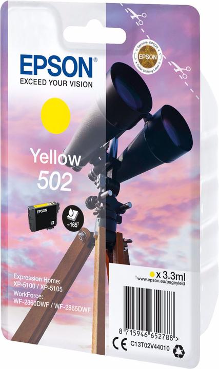Actual product image Epson 502 (Y)