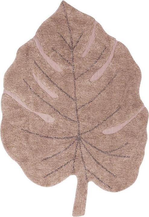 Produktbild Lorena Canals Teppich Monstera Vintage Nude (120 x 180 cm)