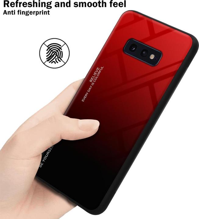 Produktbild Cadorabo TPU 2 Farben Glas Cover (Samsung Galaxy S10e)