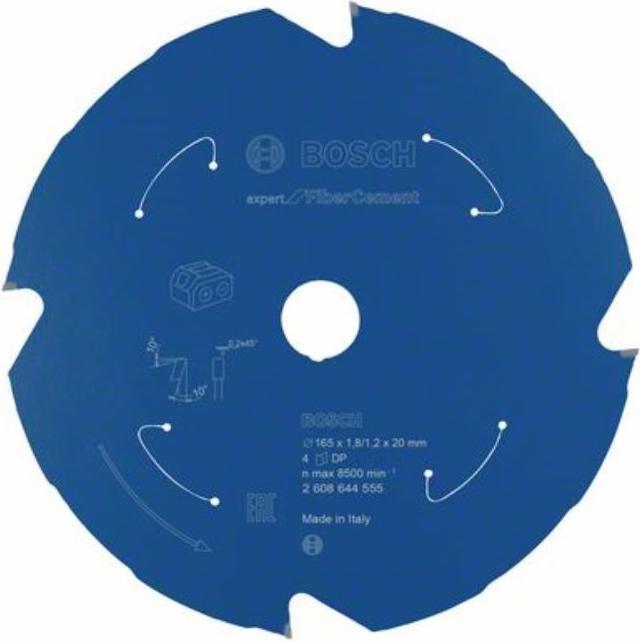 Produktbild Bosch Professional Zubehör Akku-Kreissägeblatt Expert for Wood, 165 x 1,5/1 x 20, 24 Zähne
