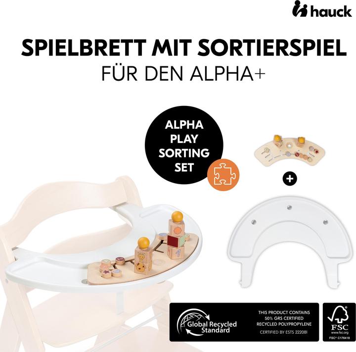 Produktbild Hauck Alpha Play Sorting Set Giraffe white