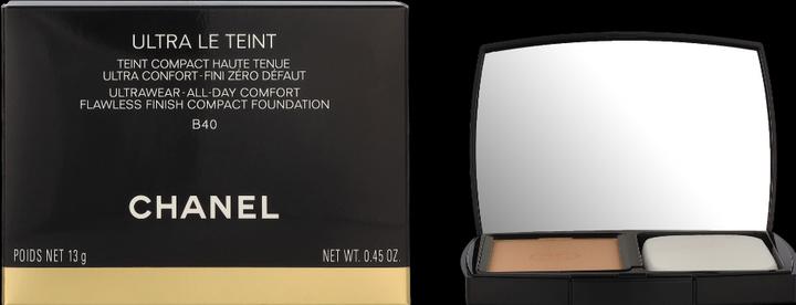 Actual product image Chanel Ultra Le Teint Flawless Finish Compact Foundation (B40 Beige)