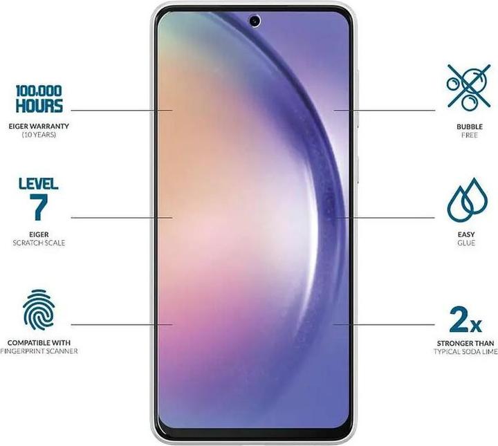 Image du produit Eiger Mountain Glass Clear (1 pièce(s), Samsung Galaxy A54 5G, Samsung Galaxy S23 FE)