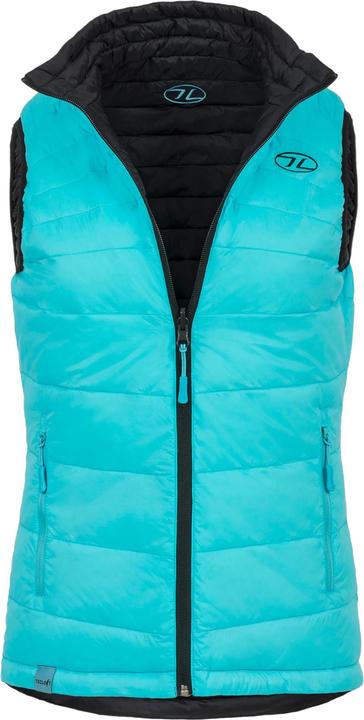 Highlander Ladies Reversible Gilet Bk/Turq S (S)