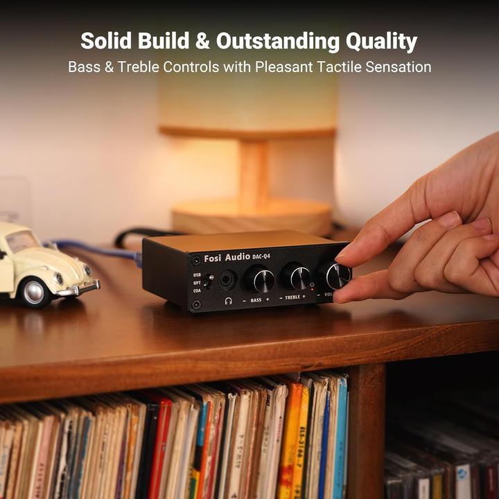Immagine prodotto Fosi Audio Q4, 24-Bit/192 kHz DAC und Kopfhörerverstärker
