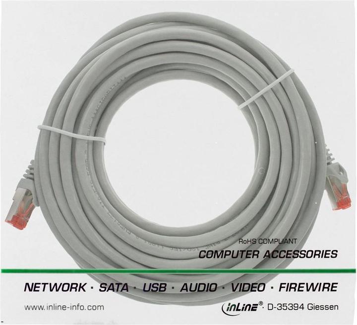 Actual product image InLine Network cable (S/FTP, CAT6, 25 m)