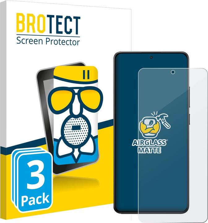 Immagine prodotto BROTECT AirGlass Vetro Opaco (3 Pezzo/i, Xiaomi Poco X7 Pro)