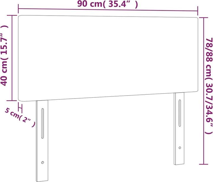 Produktbild VidaXL Conni (90 x 5 x 78/88 cm)
