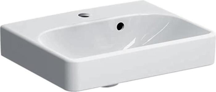 Image du produit Geberit Keramag / Lave-mains Smyle Square asymétrique 45 cm blanc 500222011 (360 mm, 450 mm)