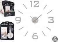 Giftdecor Uhrenaufkleber 60 cm satiniert silber (600 mm)