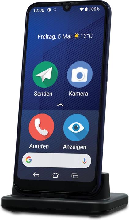Produktbild Doro 8200 Plus ohne Netzteil (64 GB, Blau / Schwarz, 6.10", Dual SIM, 16 Mpx, 4G)