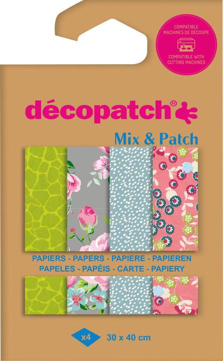 Produktbild Décopatch Farbiges Papier, glänzend (30 x 40 cm, 4 x)