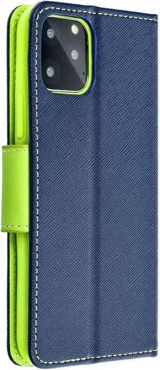 Actual product image Fancy Book Book case OEM case for SAMSUNG S24 Plus navy / lime (Samsung Galaxy S24+)