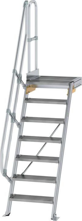 Productafbeelding Günzburger Günzburg trap met bordes Tredebreedte 600 mm 7 treden (Steigers, 60 cm)