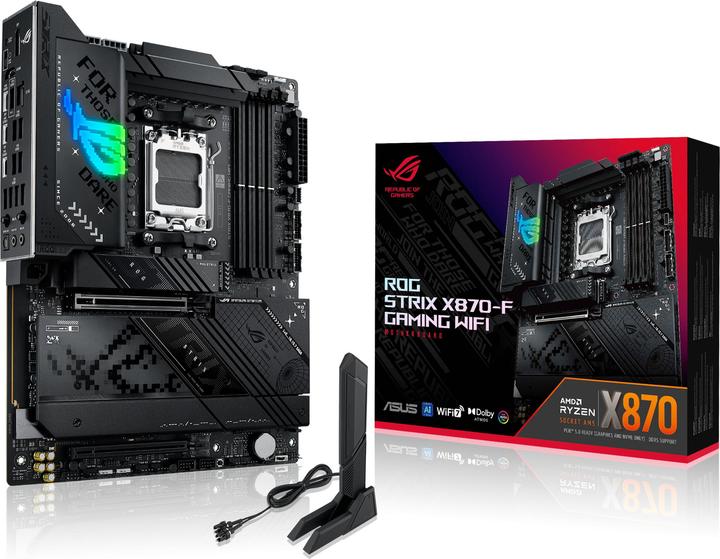 Immagine prodotto ASUS ROG STRIX X870-F GAMING WIFI (AM5, AMD X870, ATX)