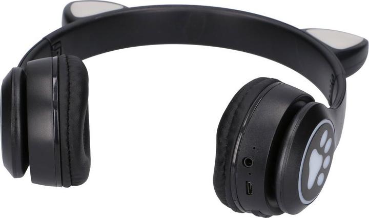 Immagine prodotto Extralink Cuffie Wireless Per Bambini Con Orecchie Da Gatto, Nero