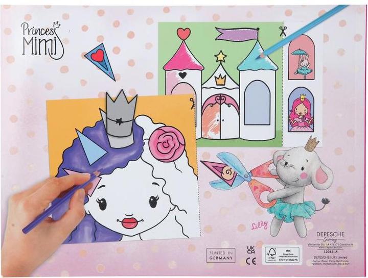 Produktbild Depesche Malbuch Bastelbuch Prinzessin Mimi 48 Seiten