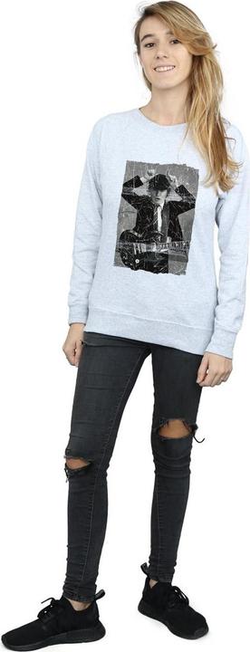 Produktbild AC/DC Angus Young Distressed Photo Sweatshirt (M)