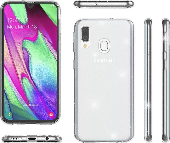 Actual product image Nalia Glitter cover (Samsung Galaxy A40)