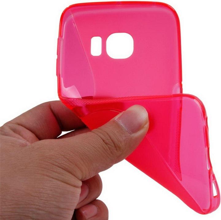 Actual product image König Design Mobile Case TPU Case for Mobile Samsung Galaxy S6 Edge SM G925 Pink (Samsung Galaxy S6 Edge)