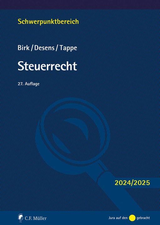 Immagine prodotto Steuerrecht (Tedesco, Henning Tappe, Marc Desens, Dieter Birk, 2024)