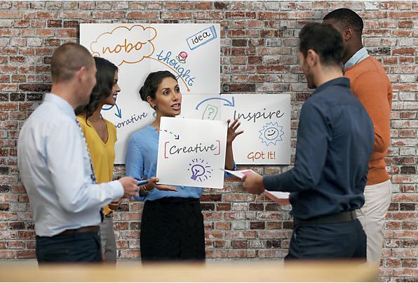 Actual product image Nobo Whiteboard Frameless (45 x 45 cm)