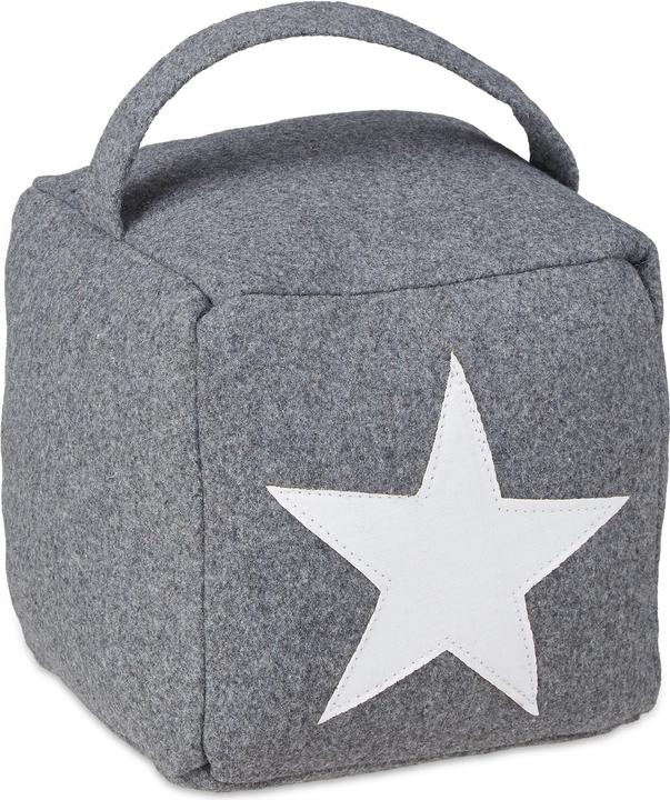 Relaxdays Star Doorstop with Handle (1 Piece, 15 x 15 x 20 cm)