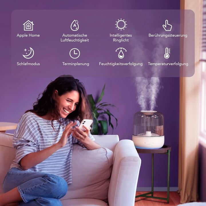 Image du produit Airversa Humelle Humidificateur d'air intelligent HomeKit (50 m²)